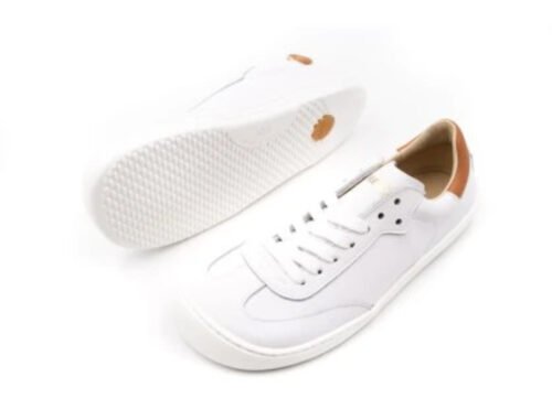 Zapatilla flexinens 9025-R Blanco-cuero - Imagen 4