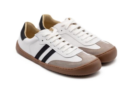Zapatilla flexinens 9025-R Blanco-negro - Imagen 2