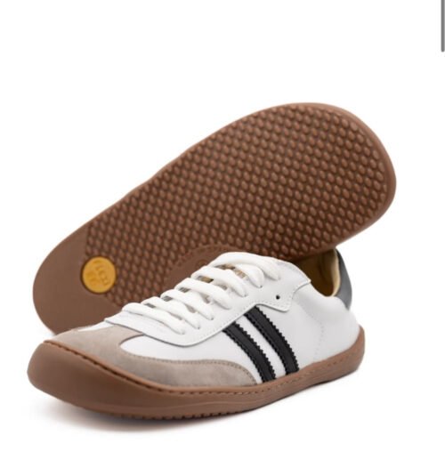 Zapatilla flexinens 9025-R Blanco-negro - Imagen 3