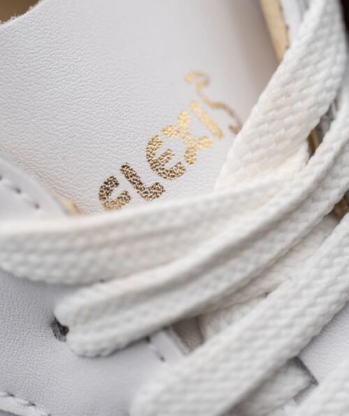 Zapatilla flexinens 9025-R Blanco-cuero - Imagen 3