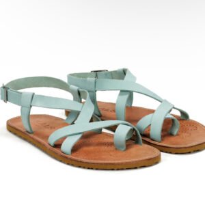 Sandalias barefoot handcrafted Natur II Waals Azul