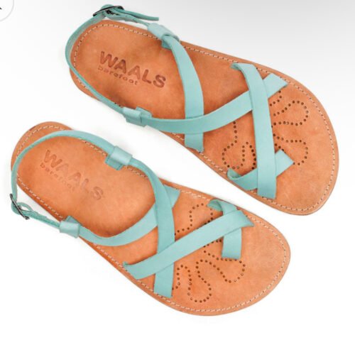 Sandalias barefoot handcrafted Natur II Waals Azul - Imagen 2