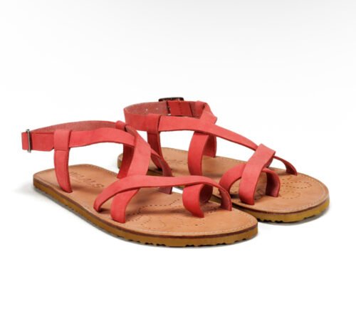 Sandalias barefoot handcrafted Natur II Waals Coral