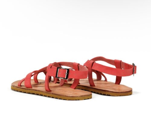 Sandalias barefoot handcrafted Natur II Waals Coral - Imagen 4