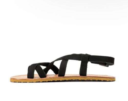 Sandalias barefoot handcrafted Natur II Waals negra - Imagen 4