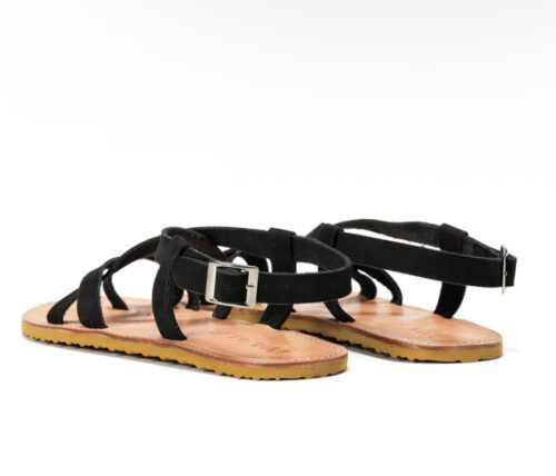 Sandalias barefoot handcrafted Natur II Waals negra - Imagen 5