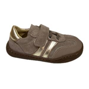 Deportiva Andanines beige/dorado