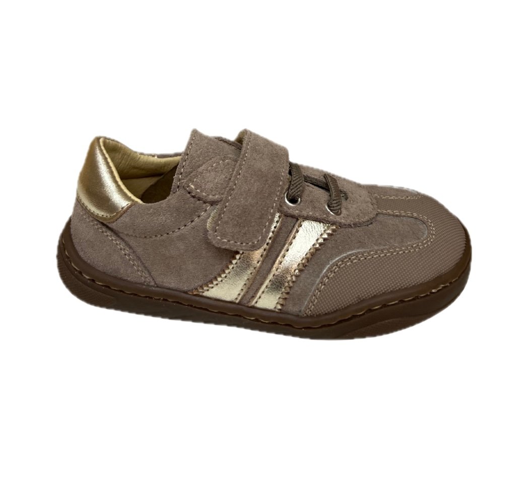 Deportiva Andanines beige/dorado