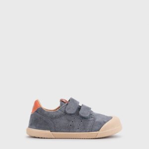 Deportiva tennis suede gris azulado