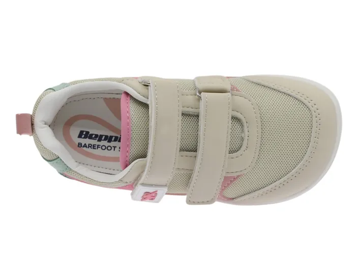 Deportiva Beppi beige/rosa con luces LED - Barefoot - Imagen 2