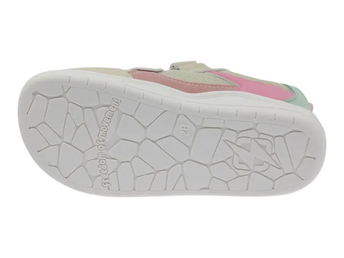 Deportiva Beppi beige/rosa con luces LED - Barefoot - Imagen 4