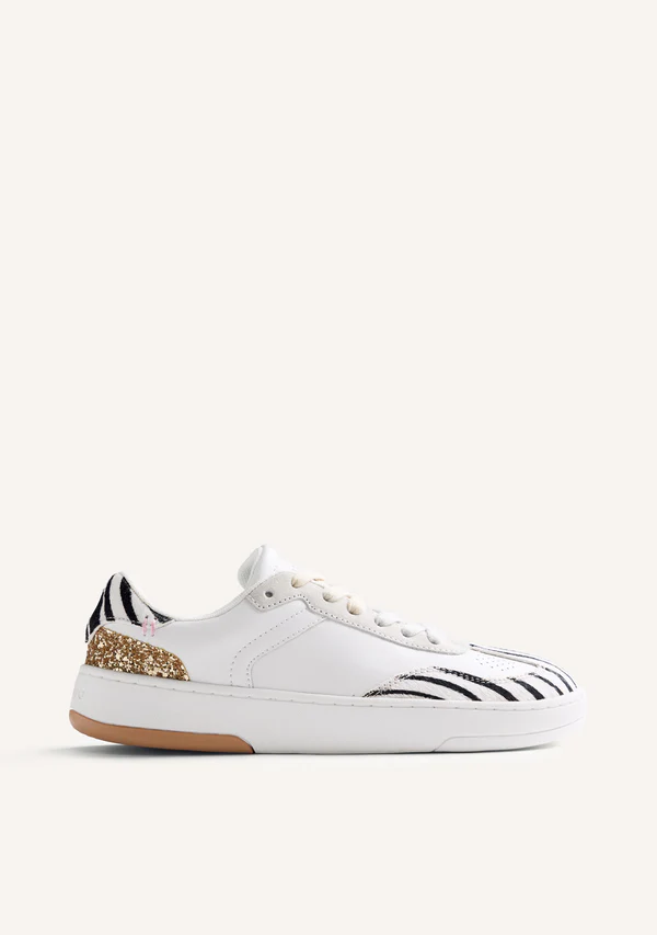 Zapatillas Gioseppo Piel Estampado Zebra Enkare