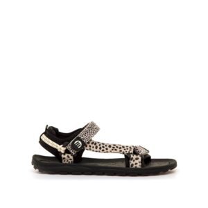 Sandalias Mustang punti blanco negro