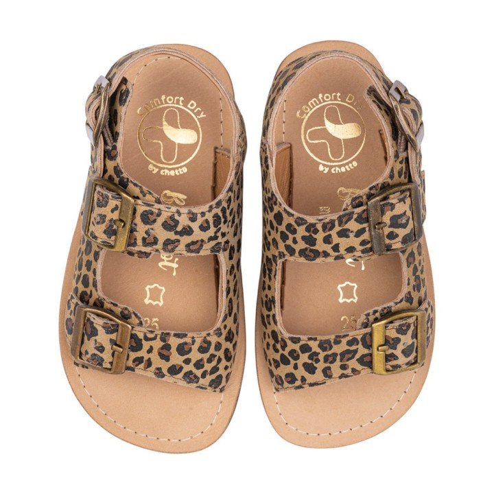 Sandalia chetto animal print - Imagen 4