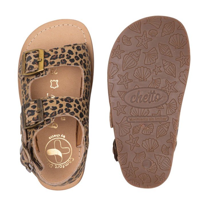 Sandalia chetto animal print - Imagen 5