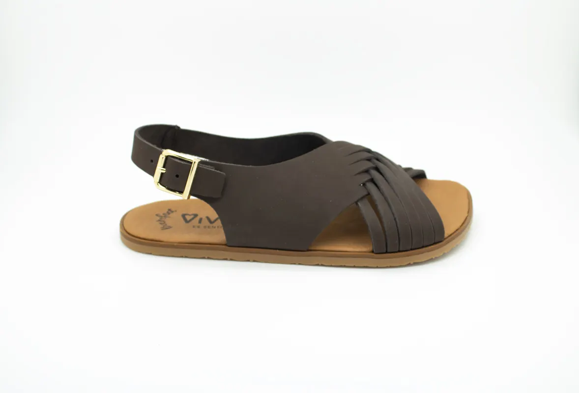 Sandalias Barefoot Dalia marrón Vivant