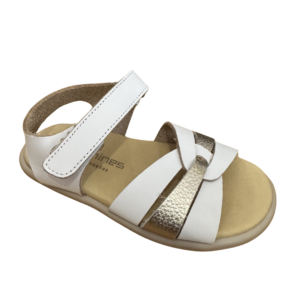 Sandalias blanca/plata andanines