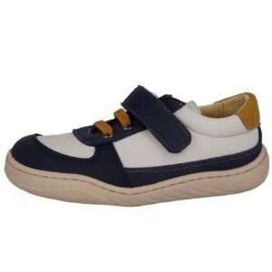 Andanines Barefoot blanco azul marino