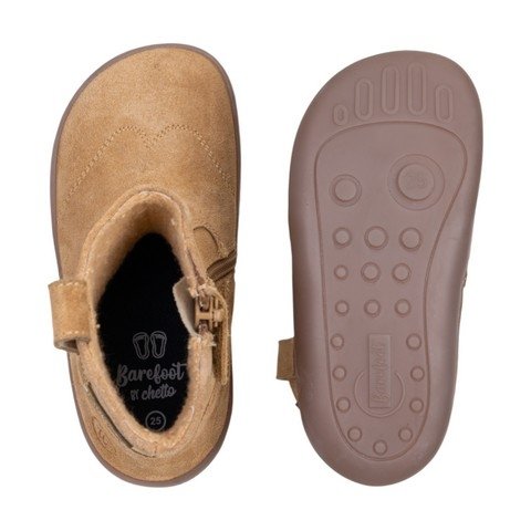 Bota Barefoot Chetto campera camel tex impermeable - Imagen 3