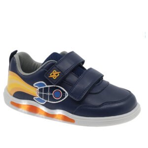Zapatilla Beppi luces azul cohete