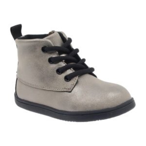 Botita Beppi gris metalizada