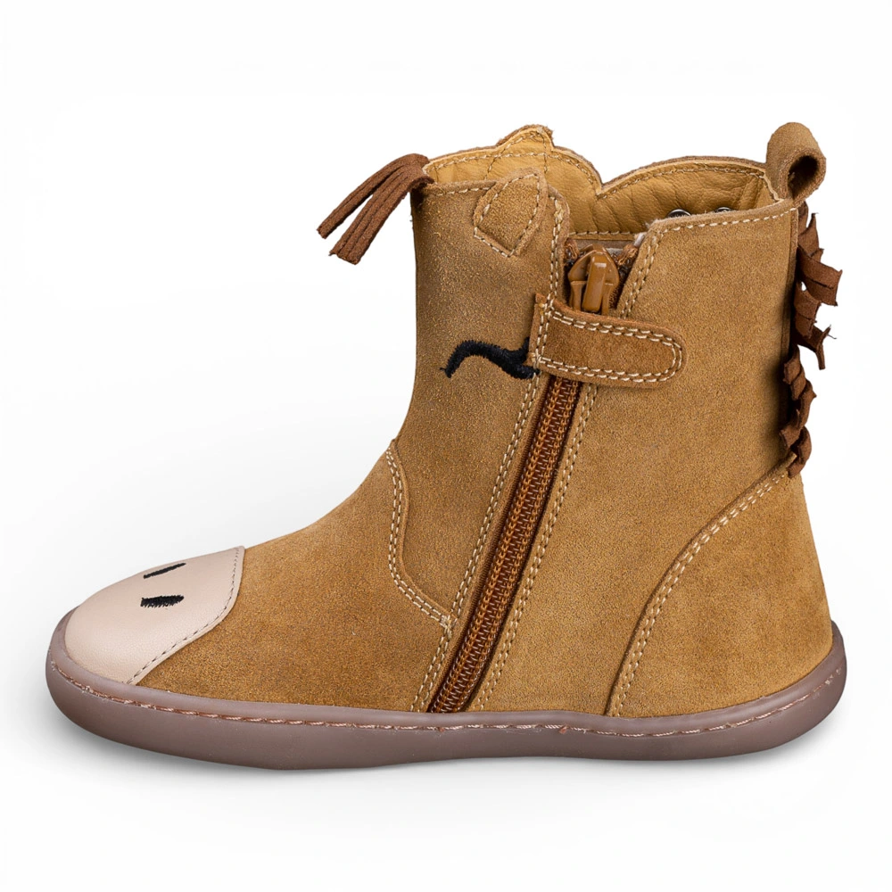 Bota Barefoot Chetto caballo camel tex impermeable - Imagen 2